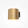 Runde Wandleuchte goldfarben