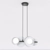 Suspension Model 4 lumières noire et grise