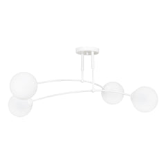 Plafonnier Pregos 4 lumières blanc