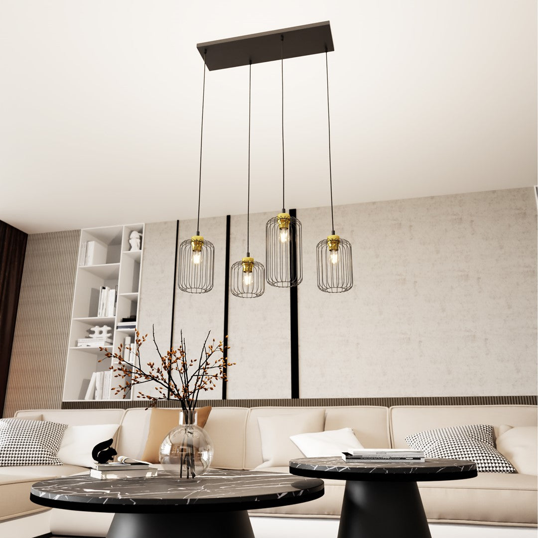 Mise en ambiance au-dessus d'une table basse en marbre dans un séjour contemporain clair