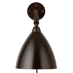 Applique murale Bestlite BL7 en laiton, noir, Ø 16 cm, 40 W, hauteur 27 cm, modèle 2