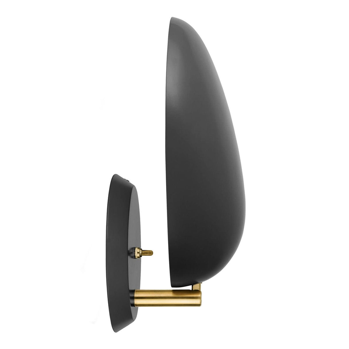 Applique murale Cobra en acier, noir, hauteur 33,3 cm, 28 W, largeur 28,9 cm