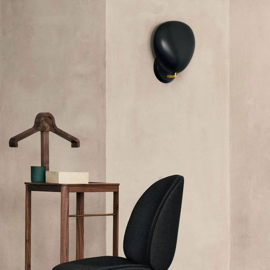 Applique murale Cobra en acier, noir, hauteur 33,3 cm, 28 W, largeur 28,9 cm