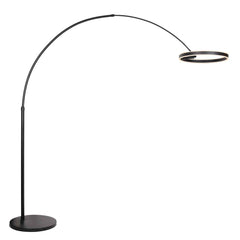 Schwarze Stehlampe / Bogenleuchte Ringlux 4130ZW 4000 Lumen