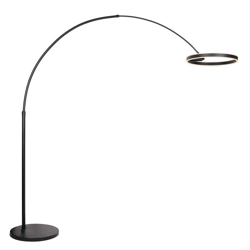 Schwarze Stehlampe / Bogenleuchte Ringlux 4130ZW 4000 Lumen