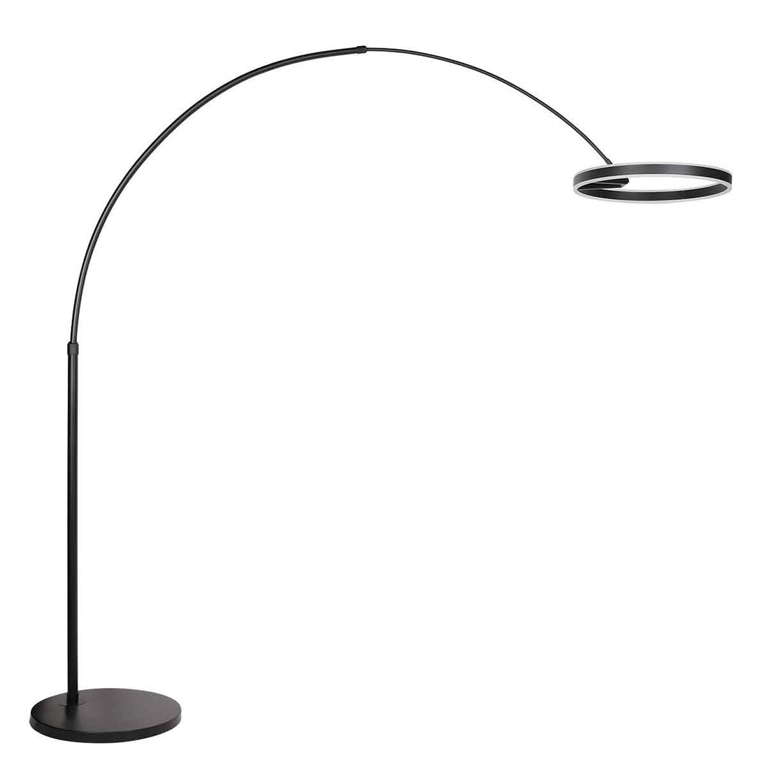 Schwarze Stehlampe / Bogenleuchte Ringlux 4130ZW 4000 Lumen