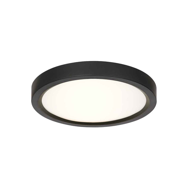 Schwarze Deckenleuchte 4131ZW mit 3-Stufen-Dimmfunktion und einstellbarer Lichtfarbe Ø 20 cm