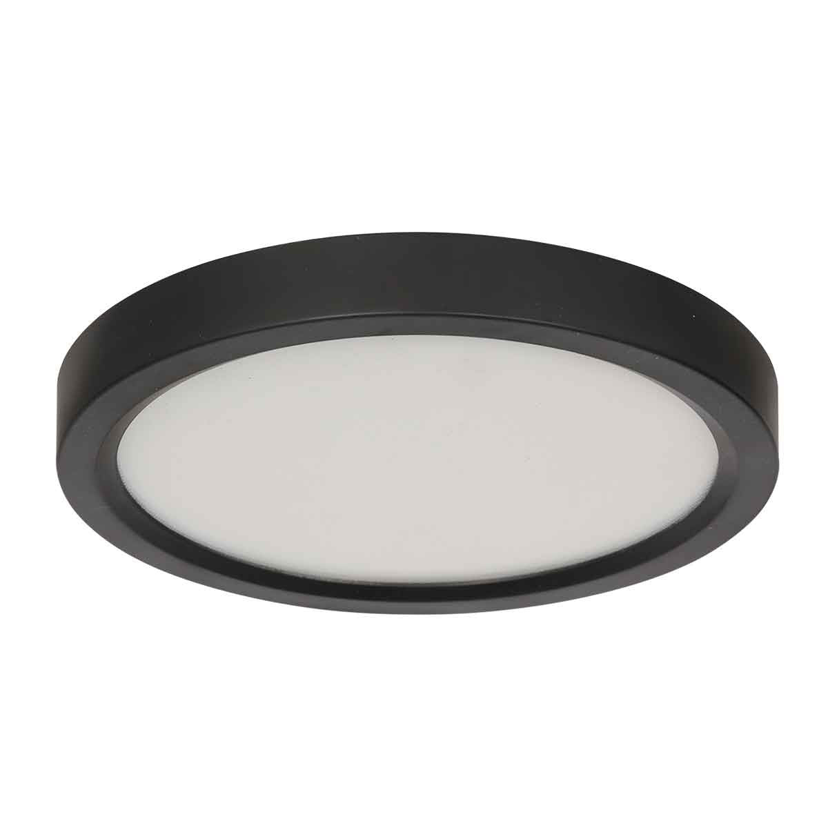 Même luminaire vu de trois quarts, éclairage éteint, verre laiteux homogène