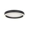 Schwarze Deckenleuchte Ringlux 4134ZW Ø30 cm 2500 Lumen