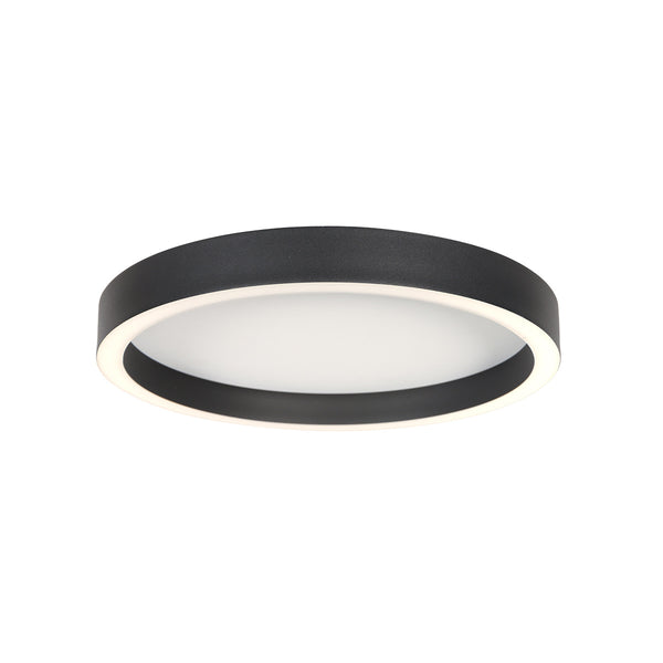 Schwarze Deckenleuchte Ringlux 4134ZW Ø30 cm 2500 Lumen