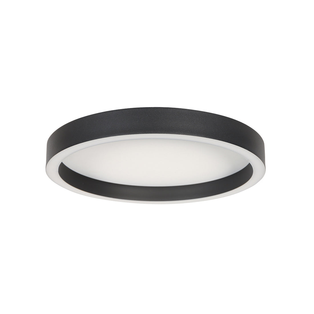 Schwarze Deckenleuchte Ringlux 4134ZW Ø30 cm 2500 Lumen