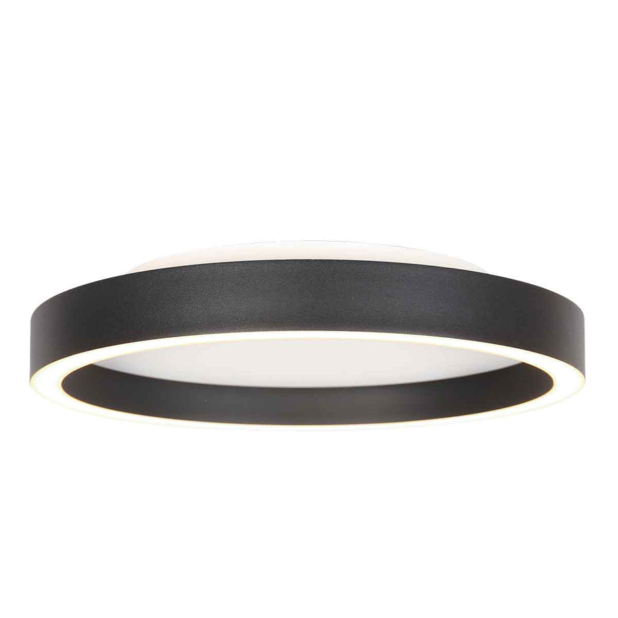 Schwarze Deckenleuchte Ringlux 4135ZW Ø 40 cm 3600 Lumen