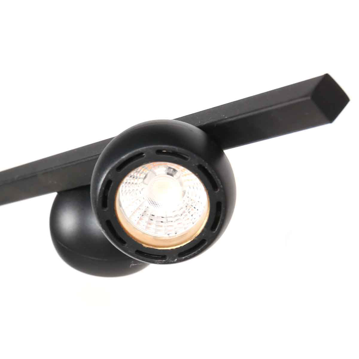 Suspension réglette 6 spots noire, 120 cm pivotants — vue 9