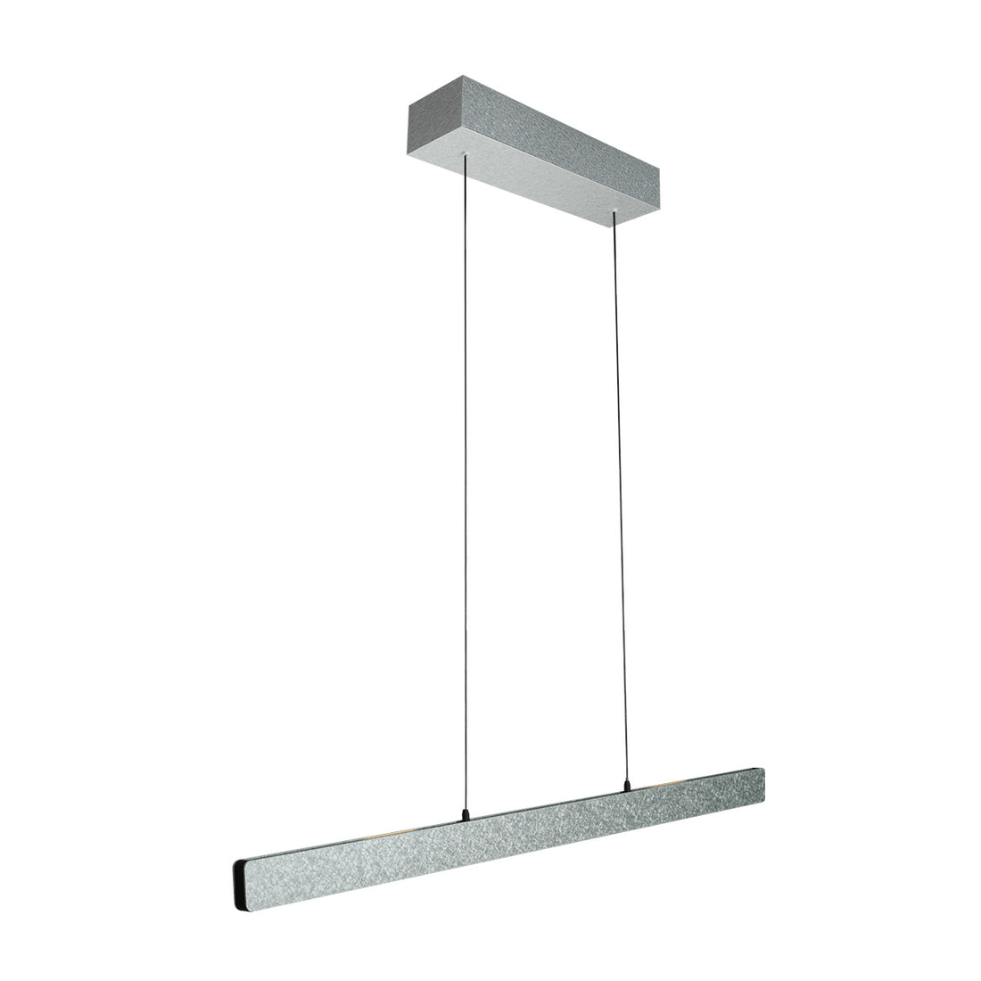 Höhenverstellbare Pendelleuchte, champagnerfarbene Stange 120 cm mit Sensor | Fluxy