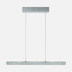 Höhenverstellbare Pendelleuchte, champagnerfarbene Stange 120 cm mit Sensor | Fluxy