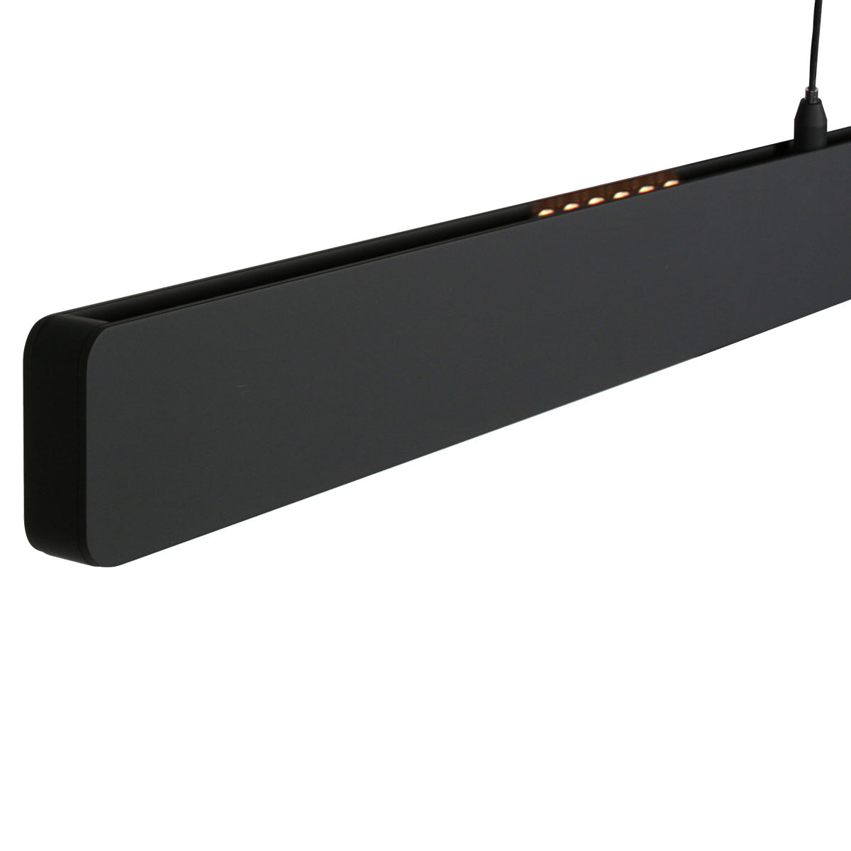 Suspension LED 4000 lumens noire, commande une main — vue 10