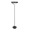 Stehleuchte rund schwarz Mykty 4201ZW – Ø 40 cm, Höhe 170 cm, 5200 Lumen, mit Fußdimmer