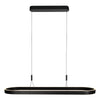 Ovale Hängeleuchte Mykty 4205ZW schwarz – 120 cm breit, höhenverstellbar mit Cable Lift