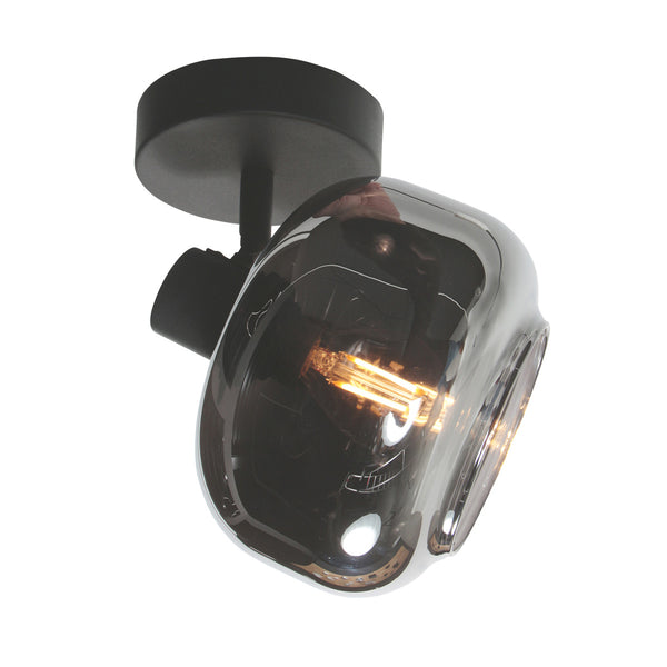 Decken- und Wandstrahler Tenebris 4208ZW, 1-flammig, schwarz – elegant und vielseitig