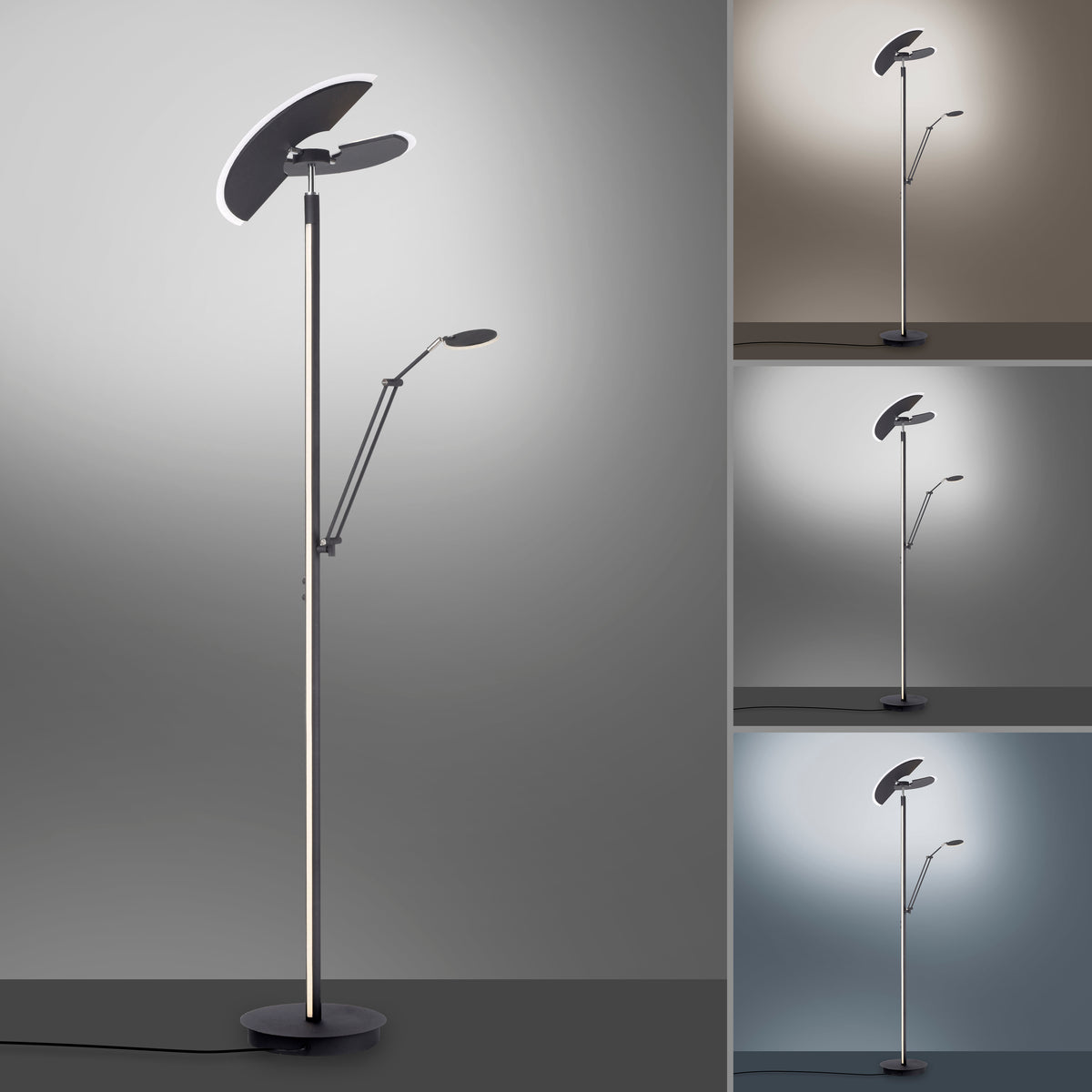 Lampadaire Pure-Mutil anthracite
