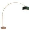 Bogenlampe in Bronzefarbe Sparkled Light 4305BR – Elegante Beleuchtung mit Samtschirm