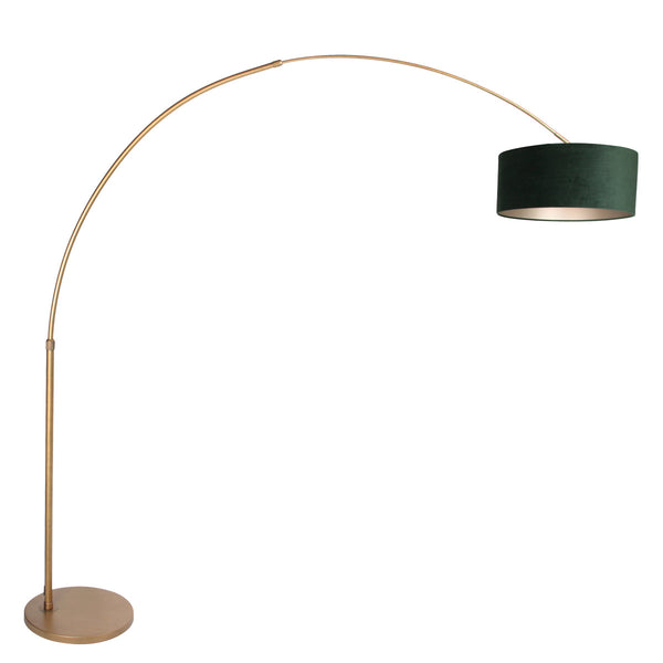 Bogenlampe in Bronzefarbe Sparkled Light 4305BR – Elegante Beleuchtung mit Samtschirm