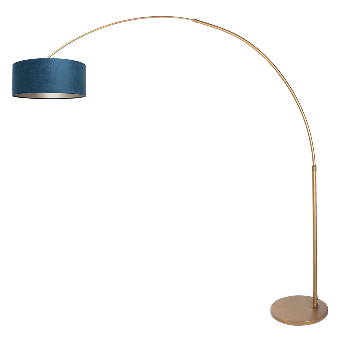 Bogenlampe aus Bronze Sparkled Light 4307BR – Elegante Beleuchtung mit Samtschirm