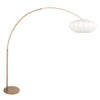 Bogenlampe in Bronzefarbe Sparkled Light 4308BR – Elegante Beleuchtung mit Seidenschirm