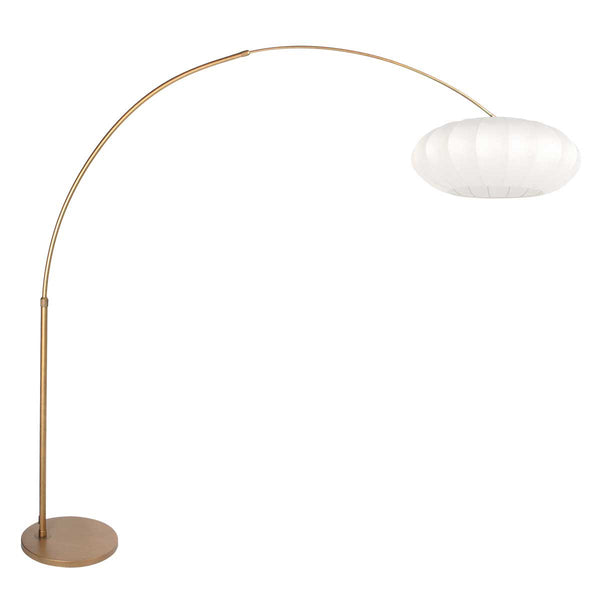 Bogenlampe in Bronzefarbe Sparkled Light 4308BR – Elegante Beleuchtung mit Seidenschirm