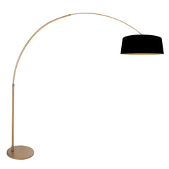 Bogenlampe Sparkled Light 4311BR mit E27-Fassung und schwarzem Lampenschirm