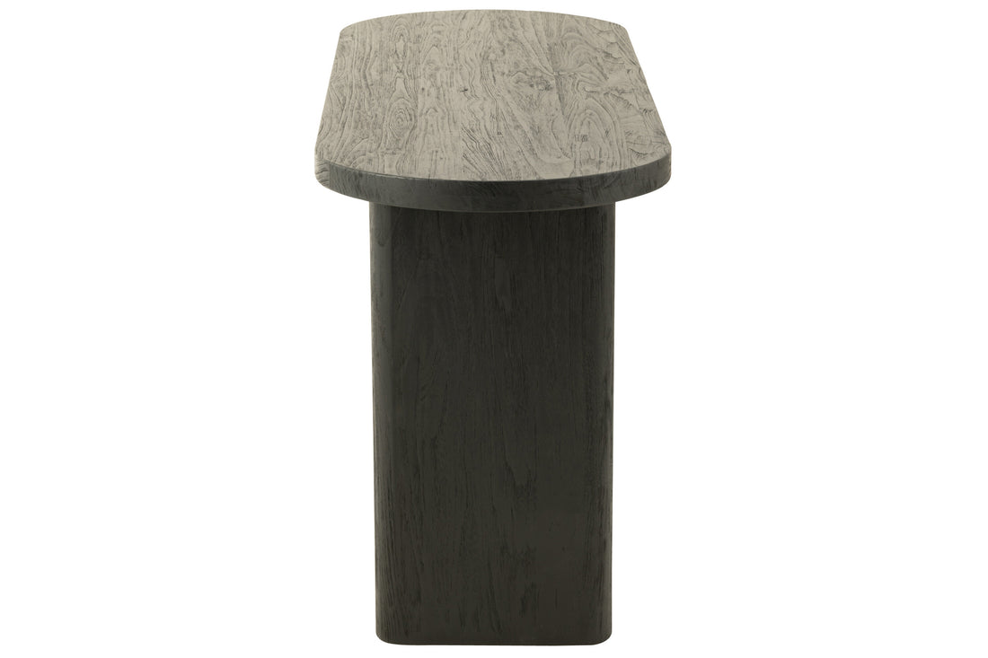 Table Teck Noir Recyclé