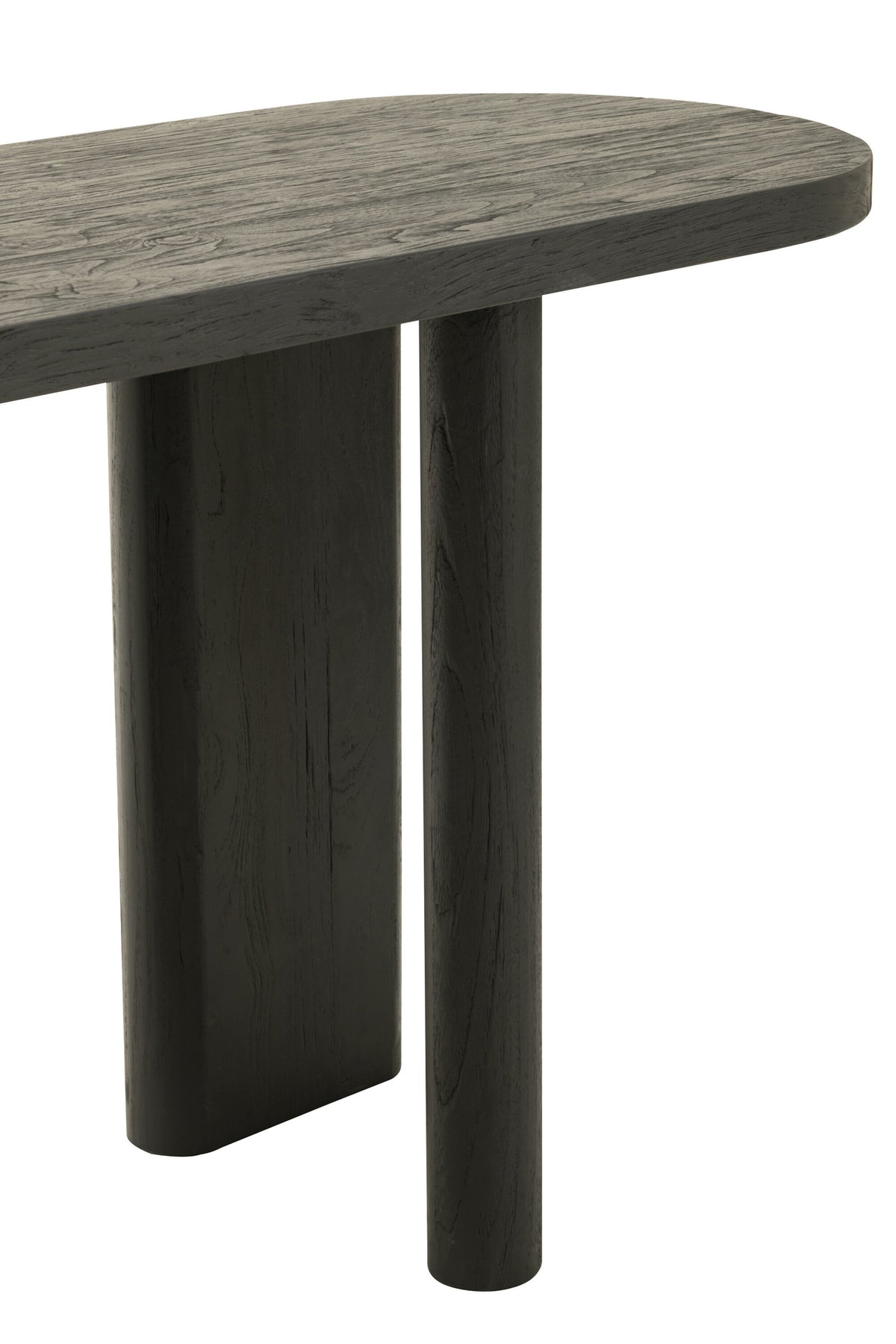 Table Teck Noir Recyclé