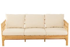 3-Sitzer-Sofa aus natürlichem Rattan | Jale