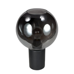 Tischleuchte Bloeba 4381ZW mit Rauchglasschirm Ø25 cm