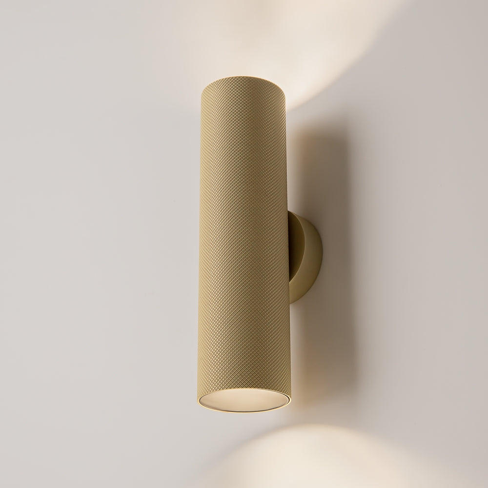 Handgefertigte Wandleuchte gold