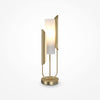 Cipresso Nachttischlampe goldfarben