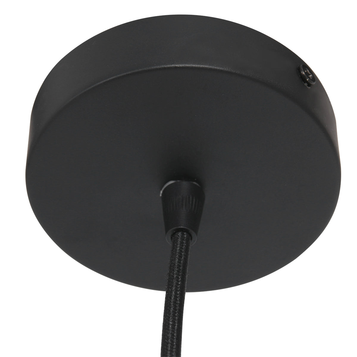 Suspension tambour noir voile Vellum, abat-jour bombé Ø 60 cm – vue 5 – Designix.fr