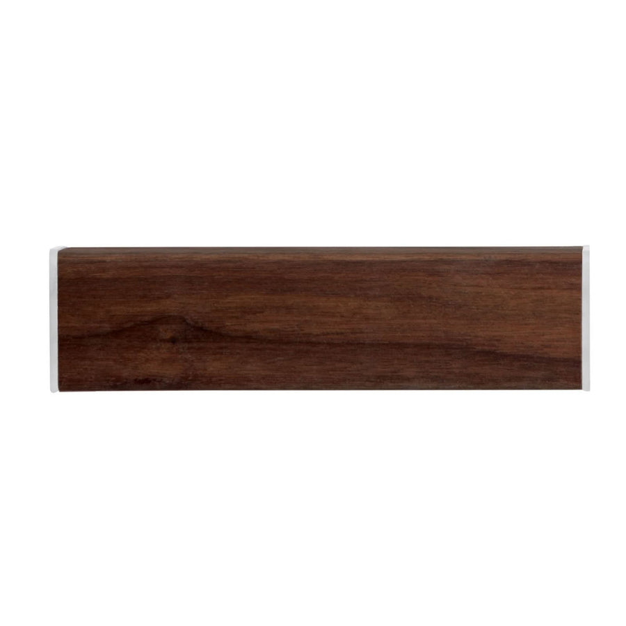 Applique murale LED Leonora up&down en bois, noyer, hauteur 21 cm
