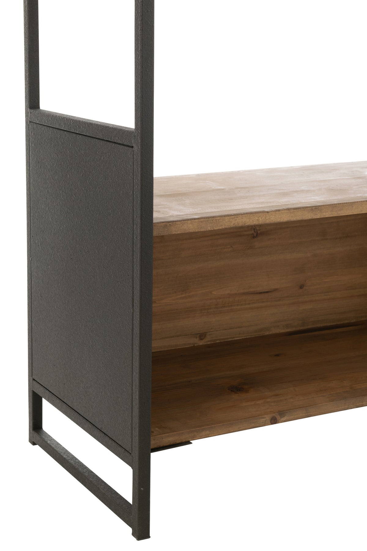 Kleines Regal Holz Metall Rustikal