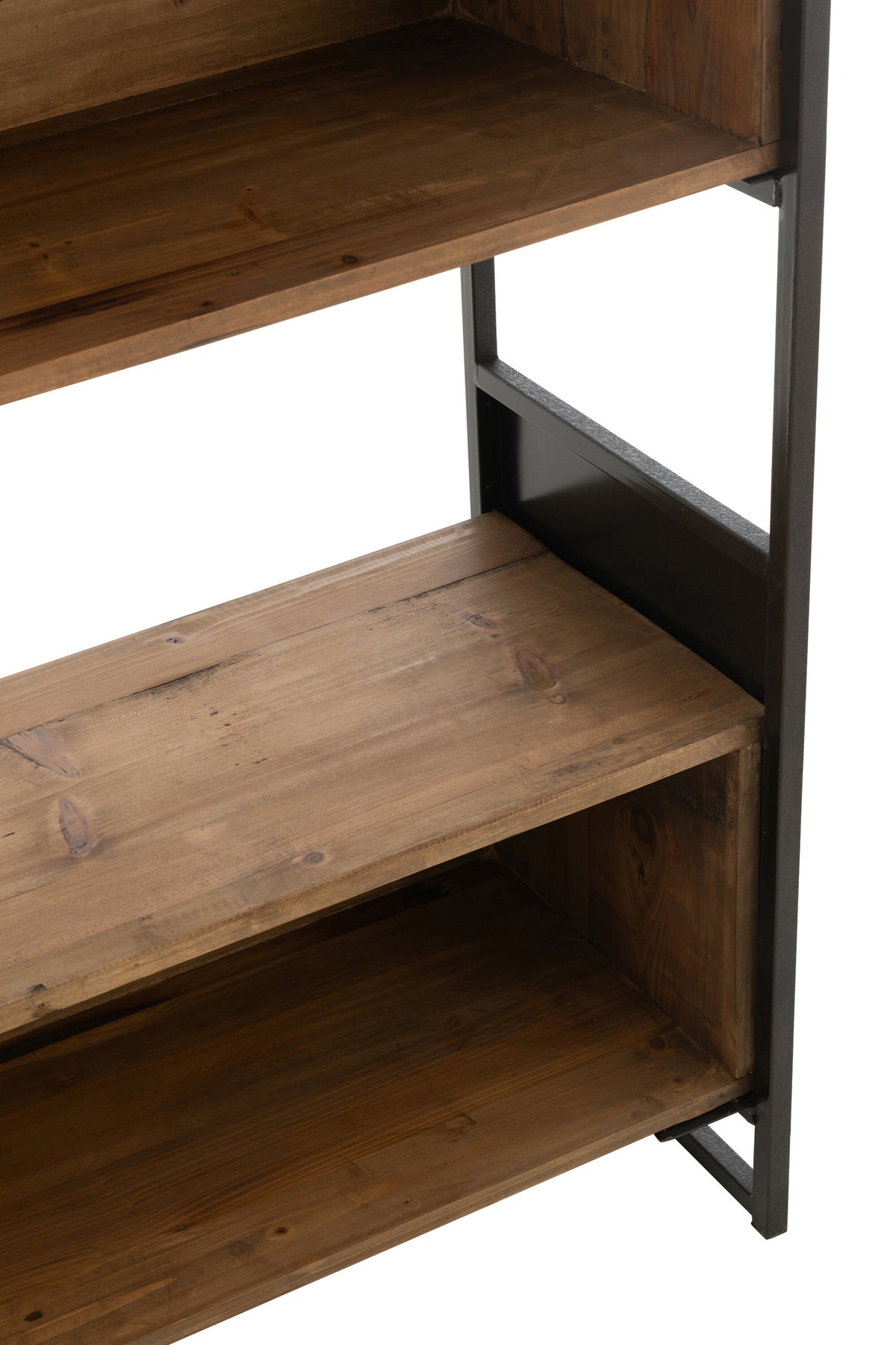 Kleines Regal Holz Metall Rustikal