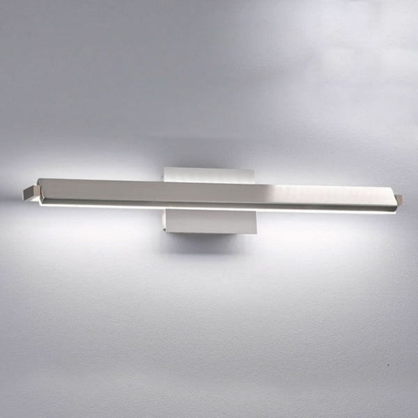 Applique murale LED Pare TW en métal, nickel mat, hauteur 10 cm, 21 W