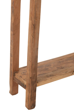 Console en Bois Recyclé Naturel