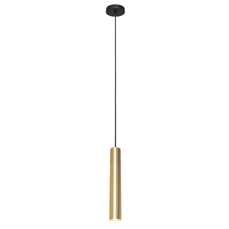 Pendelleuchte Tubel goldfarben