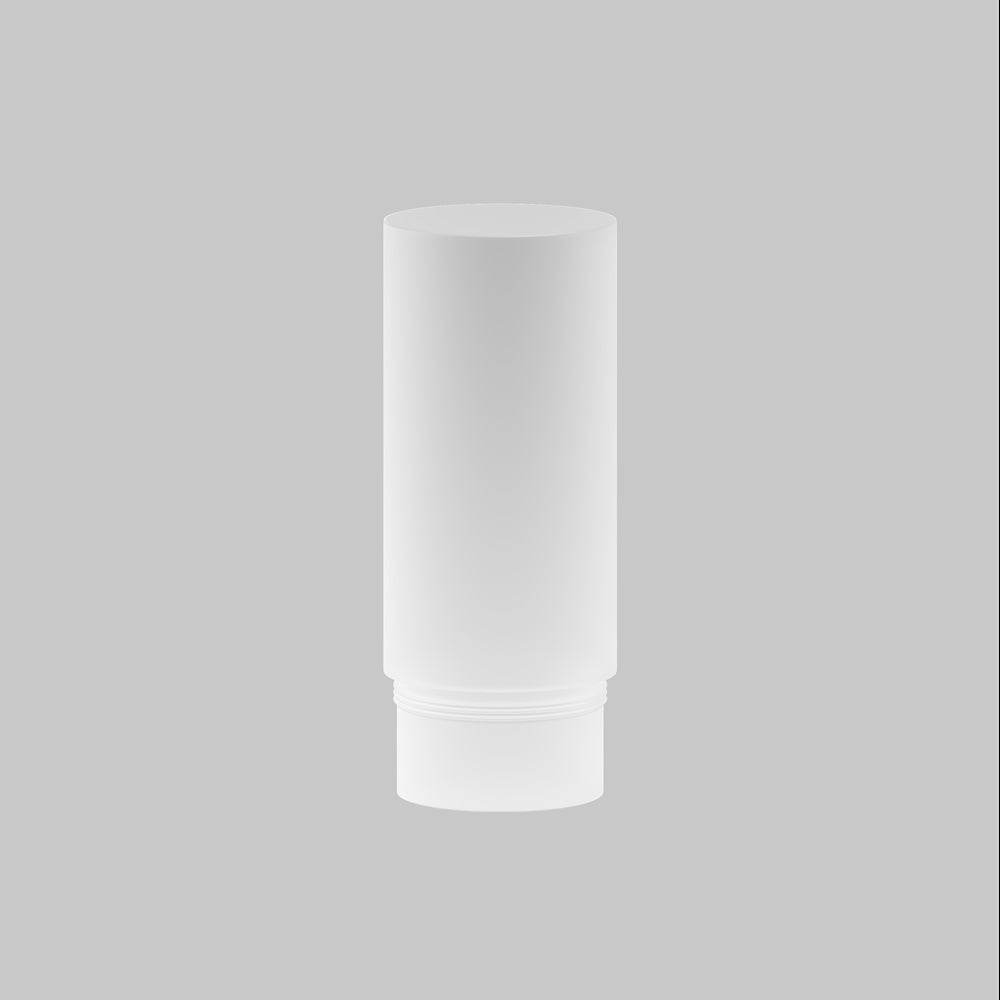 Profil du spot blanc montrant le corps cylindrique et la bague