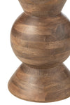 Design-Couchtisch aus braunem Mangoholz