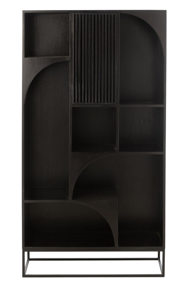 Regal Schwarz Mangoholz