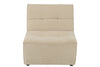 Bequemes beiges Holzsofa | Riya