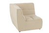 Ecksofa Pappelholz Beige | Nila