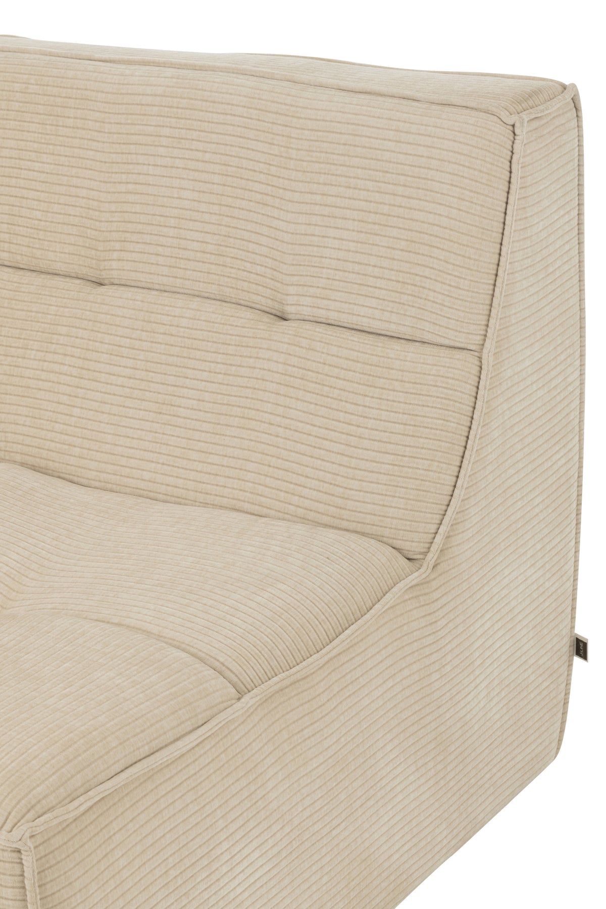 Ecksofa Pappelholz Beige | Nila