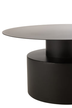 Table Basse Métal Noir Moderne